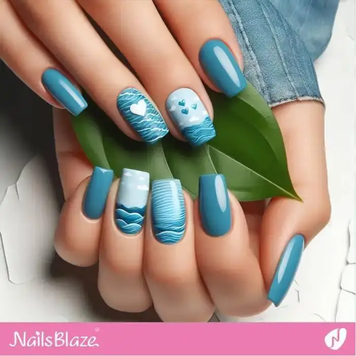 Love for the Ocean Nails | Save the Ocean Nails - NB2823